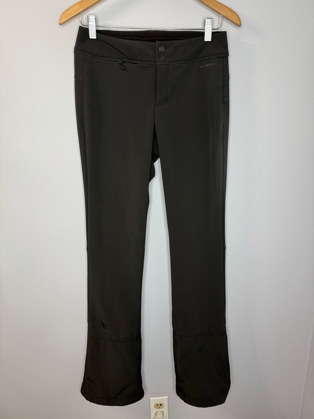 The North Face Apex STH Softshell Windwall Women's Ski Pants Black Sz 4 Long